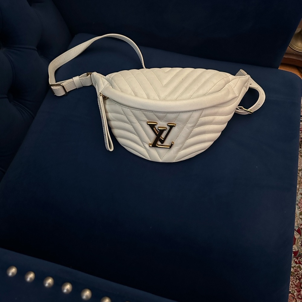 Louis Vuitton White Quilted Crossbody Bag